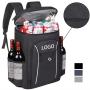 Custom Premium Reusable Leak Proof Large Picnic Camping Hiking Beach PEVA Golf Wine Beer Insulated Cooler Backpack