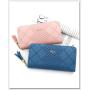 ZR161 Korean Version of Women's Long Purse with Mobile Phone Bag Wallet Women's Long Tassel Zipper Handbag