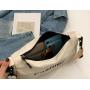 HR274 New Fashion Letter Simple Canvas Crossbody Square Bag INS Small Messenger Bag Coin Holder Decoration Sling Sports Bag