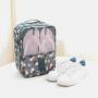 ZWY294 Wholesale Foldable Family Travel Portable Shoe Bag Patterned Multi-style Nylon Waterproof Storage Bag Daily Organizer