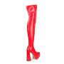 Botas Altas 2022 New Designer Ladies Over The Knee Long Boots Pointy Toe Chunky Heel Platform Thigh High Boots For Women