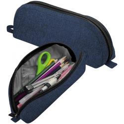 Gelory Office School Supplies Fabric Zipper Pen Case Pencil Storage Bag Pen Holder Marker Organizer Pouch