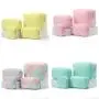 Keymay Personalized Bag Tie Dye Spring Break Pouch Bridesmaid Gift Small Velvet Pouch Luxury Cosmetic Bag Terry Cloth Makeup Bag