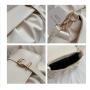 Gelory Customized Ladies Casual Handbags Crossbody Bags Trendy Pleated Underarm Shoulder Bags For Women