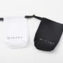 Round Bottom Cotton Linen Drawstring Packaging Pouch Luxury Cotton Canvas Makeup Cosmetic Bag