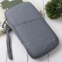 New portable ID passport holder travel portable wallet card holder multi compartment large capacity ticket holder storage