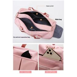 ZF021 Customized Logo Waterproof Oxford Cloth Polyester Handheld Crossbody Bag Men Sports Gym Bag  Women New Fashion Travel Bag