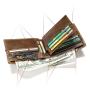 XL297 RFID Men's Genuine Leather Short Wallet Soft Comfortable Purse Gift Packaging Box Card Holders Accept Customized Logo
