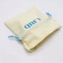 Custom Logo Printed Natural Cotton Baby Clothes Toy Storage Packaging Bag Gift Pouch Muslin Drawstring Cotton Dust Bag