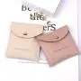 Custom Logo Emboss Packaging Microfiber Flap Envelope Pouch Suede Jewelry Envelope Bag