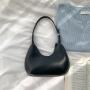 2023 Women's Bags Casual Simple Girls Women's Shoulder Bags Fashion Hand Bags Ladies Crescent Shape PU Leather Handbag