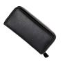 Comfortable genuine leather long wallet with rfid card holder protection classic pebble leather women purse