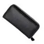Comfortable genuine leather long wallet with rfid card holder protection classic pebble leather women purse