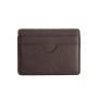 Rfid blocking leather card holder slim front pocket men's card holder