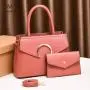 New Style Sac A Main Femme Vegan Leather Handbag Crossbody Bag Set Bag With 2 Pcs For Ladies