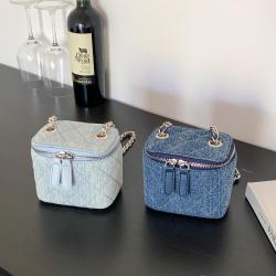 Fashion denim chain women's rhombus bag mini women's messenger bags shoulder luxury crossbody bag