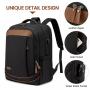 LOVEVOOK Large Daypack with USB Port School Computer Bag 17 Inch Laptop Business College Bookbag for Men Women Travel Backpack