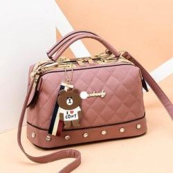 2024 Bags for Women New Fashion Women's Small Fragrant Wind Portable Bag Boston Shoulder Bag