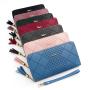 ZR161 Korean Version of Women's Long Purse with Mobile Phone Bag Wallet Women's Long Tassel Zipper Handbag
