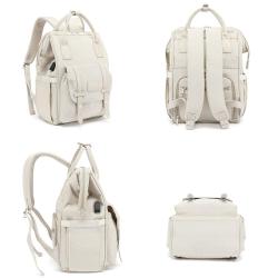 ZF063 Mommy Bag USB Interface Leisure Practical Mother and Baby Bag Nylon Waterproof Heat Preservation Shoulder Bag Backpack