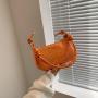 Crocodile Trend Chain Underarm Bag Simple Women's Shoulder Bag 2023 Summer Trend Fashion Texture Foreign Style Bag