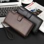 OEM016 New Fashion Men Wallets Casual Wallet Men Purse Clutch Bag Brand Leather Long Wallet Design Hand Bags For Men Phone Purse