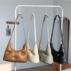 wholesale Europe luxury fashion women handbags US style shoulder bag women Simple trend PU leather crossbody bag