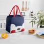 New large capacity portable thermal insulation bag cartoon cute fun insulation lunch box bag