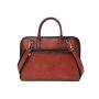 2024 Custom Vintage PU Leather Briefcases Laptop Bag Handbag For Office Women