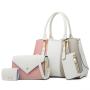 2024 New Multi piece Set Mother Bag Fashion Contrast Color Single Shoulder Handbag