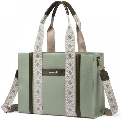 LOVEVOOK custom logo ladies shoulder bags Boho crossbody tote canvas bags for school office daily use women purses and handbags