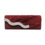 Evening Dress Bag Champagne Satin Clutch Purses for Women Ladies Sparkling Party Handbag Wedding Clutch Bag
