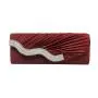 Evening Dress Bag Champagne Satin Clutch Purses for Women Ladies Sparkling Party Handbag Wedding Clutch Bag