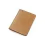 Custom eco leather bifold wallet premium vegetable tanned leather men's wallet