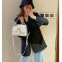 Minissimi Custom Leather Bag  PU Leather Women Handbags Scarves Handle Exquisite Handbags Bow Crossbody Bags