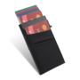 In stock metal card case pop up wallet holder slim rfid aluminum card holder case