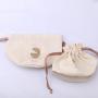 High Quality Round Bottom Cotton Twill Gift Wine Packaging Drawstring Pouch Eco Friendly Cotton Dust Bag