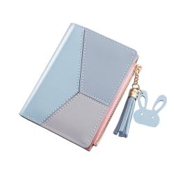 OEM022 Leather Small Wallet Women Luxury Brand Famous Mini Women Wallets Purses Short Coin Zipper Purse Credit Card Holder