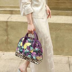 2024 newest fashion handbag for women color full cartoon printing designer bag for young girls shoulder female bag factory 32 cm