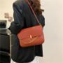 Large Capacity Soft Leather Shoulder Bag Retro Casual Handbag Women Autumn Winter Retro Designer Luxury Crossbody Bag For Women