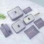 6 PCS Travel Storage Bag Set for Clothes Tidy Organizer Wardrobe Suitcase Pouch Travel Organizer Bag Case Shoes Packing Cube Bag