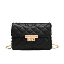 2024 Ladies Fashion Mobile Phone Bag New Embroidered Small Square Bag with Diamond Chain for Ladies Wholesale