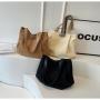 ZR732 Woman Bag Handbag Retro Canvas Fashion Female Portable Big High Quality Shoulder Underarm Bag Girl Versatile Bag Shopping