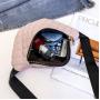 2024 Customized Quilted PU Leather Crossbody Fanny Pack For Women Embroidery