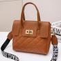 2024 Summer Fashion Women's Handbag Handheld Diamond Pattern Bag Lady's Bag
