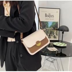 2022 Summer Women's Bag New Fashion Single Shoulder Crossbody Bag  South Korea Style PU  Cover Square Ladies Bag