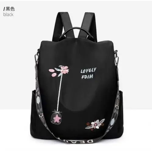 Hot Sale Women's backpack Shoulder bag female tide ladies backpack travel anti-theft Oxford cloth lightweight fashion