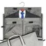 BSCI Factory Custom 45L Foldable Luggage Carrier Duffle Bag Roll Up Travel Garment Duffel Suit Bag includes Toiletry Bag