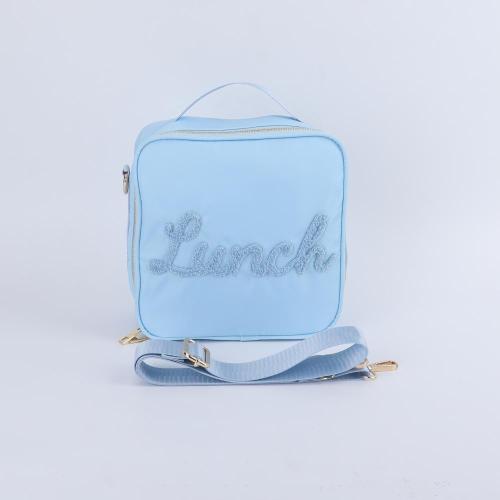 Portable NO MOQ 8 Colors Student Cooler Box Back to School Gift Waterproof Nylon Easy Wash Insulated Lunch Bag for Kids