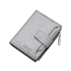 OEW028 Fashion Zipper Coin Purse Vintage Short Men Wallet Pocket Wallet For Men Photo Card Holder Portable Money Clips For Men